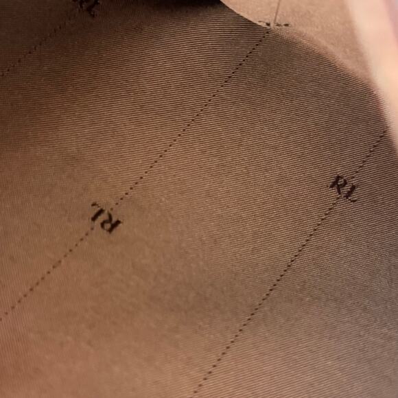 Vintage 80s Ralph Lauren Crocodile Embossed Leather Shoulder Handbag Crossbody - Picture 5 of 15